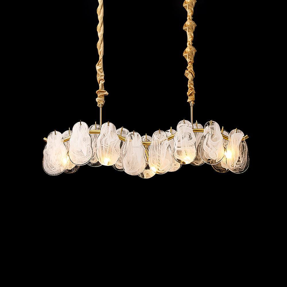 Mahina Cloud Round/Linear Chandelier - Cylinder-1-Luxehomezone