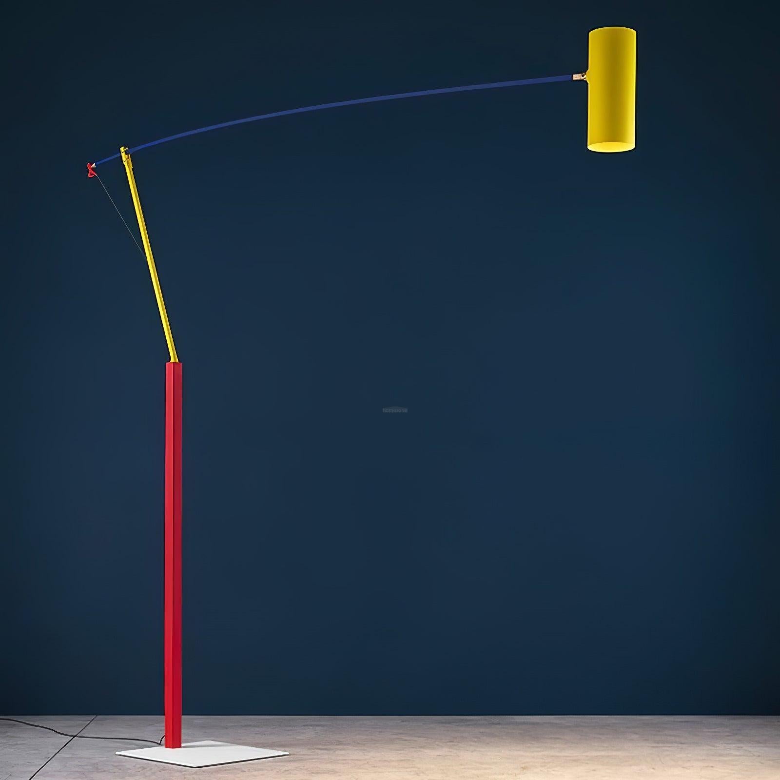 Ettorino Floor Lamp - Alonso, Flexible, Red & Yellow & Blue-1-Luxehomezone
