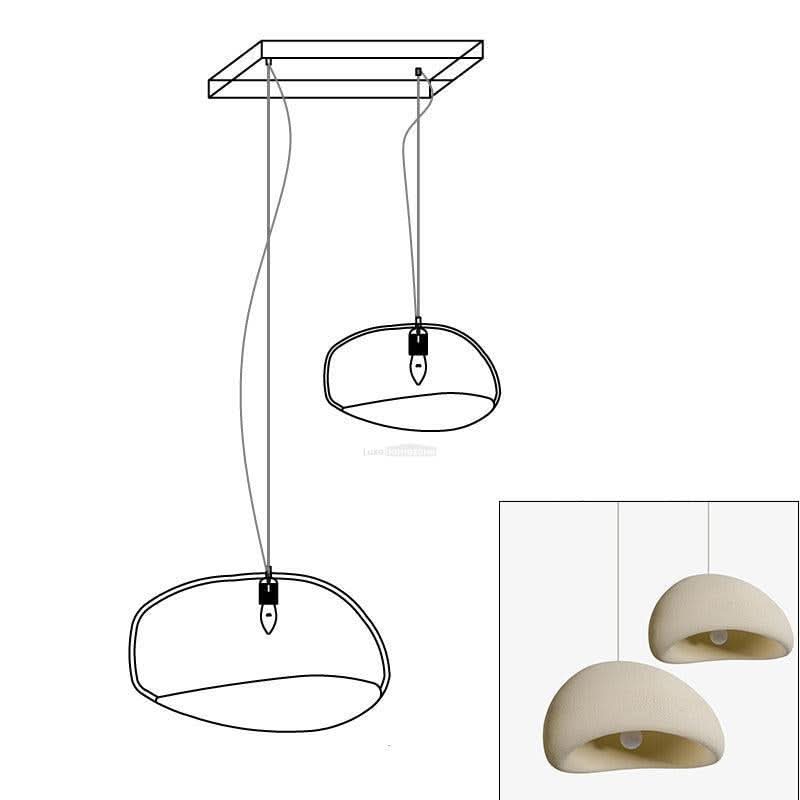 Khmara Chandelier with Rough Combination Type A - Luxehomezone