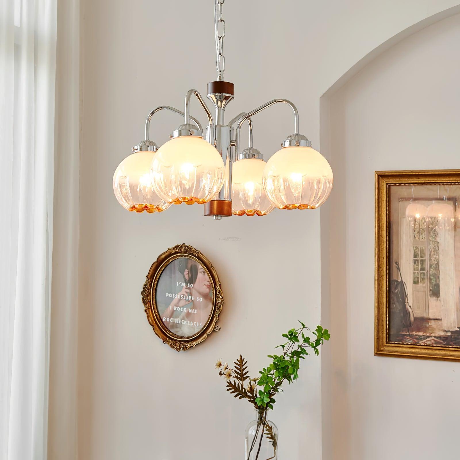 Flower Bud Chandelier ∅ 15.7″ - Bend-1-Luxehomezone