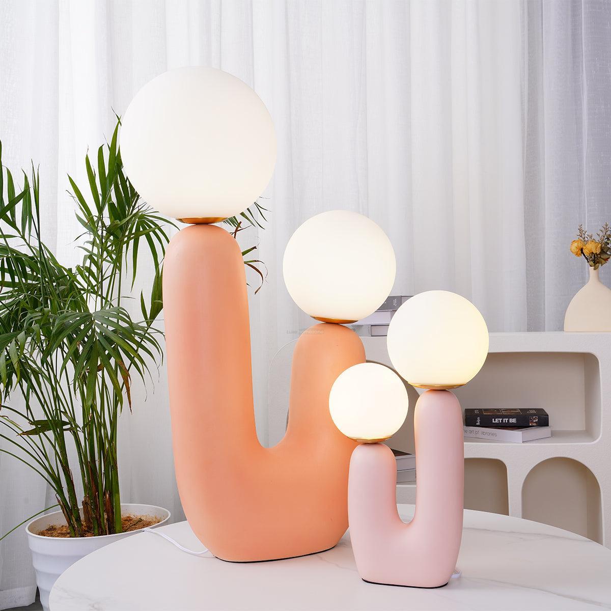 Oo Ceramics Table Lamp ∅ 22.4″ - Candy-1-Luxehomezone