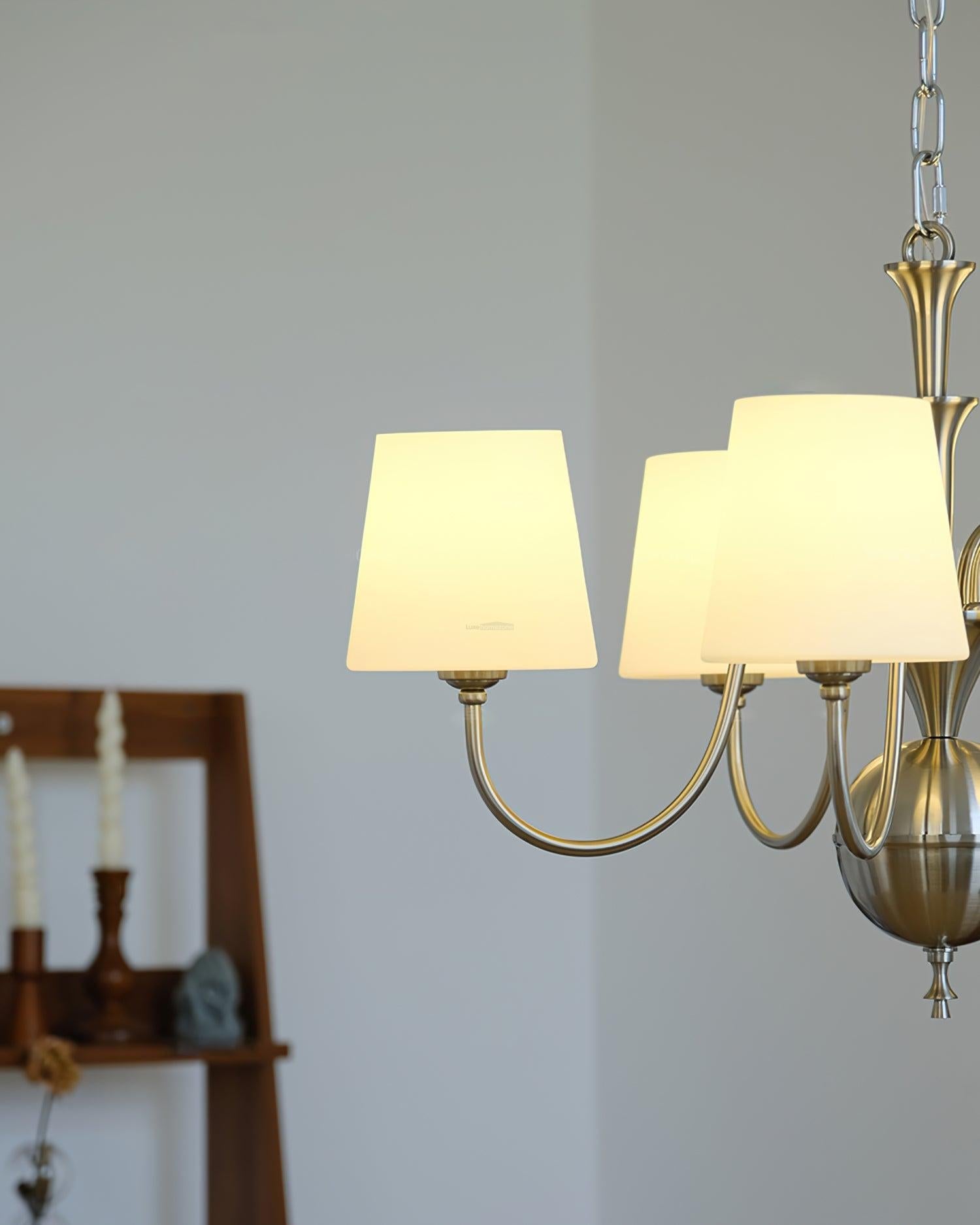 Shabby Chandelier ∅ 23.6″ - Bend, Marshmallow Chandelier-1-Luxehomezone