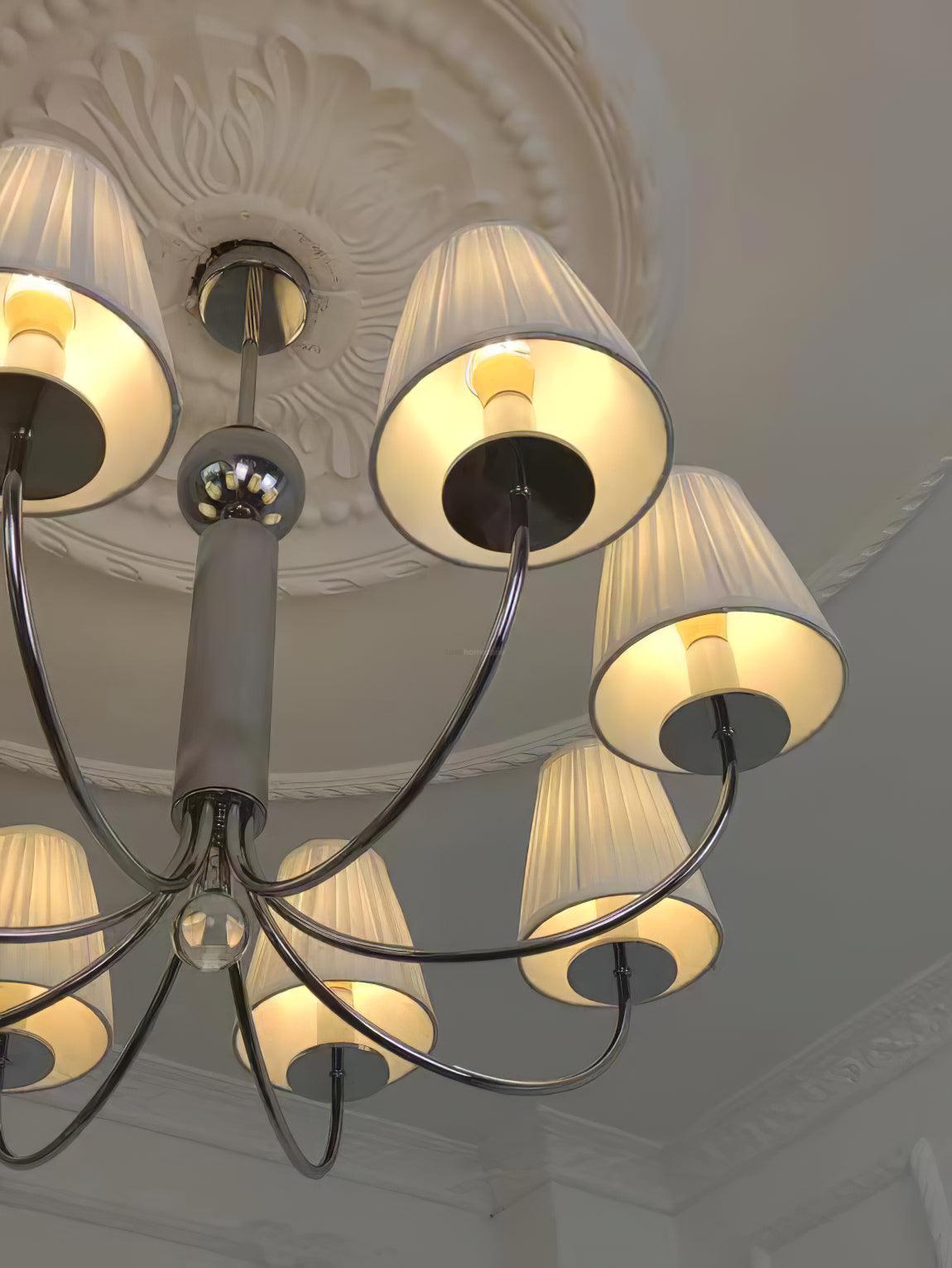 Simplicity Chrome Chandelier Φ 19.7″ - Variety-1-Luxehomezone