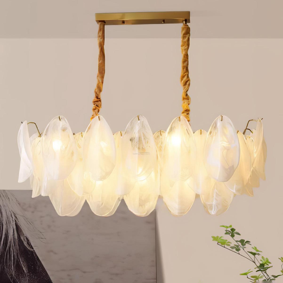 Multi Tier Cloud Glass Pendant - Cylinder-1-Luxehomezone