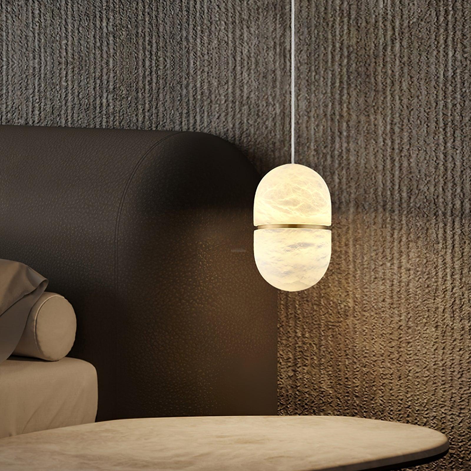 YUM Alabaster Pendant Light - Luxehomezone