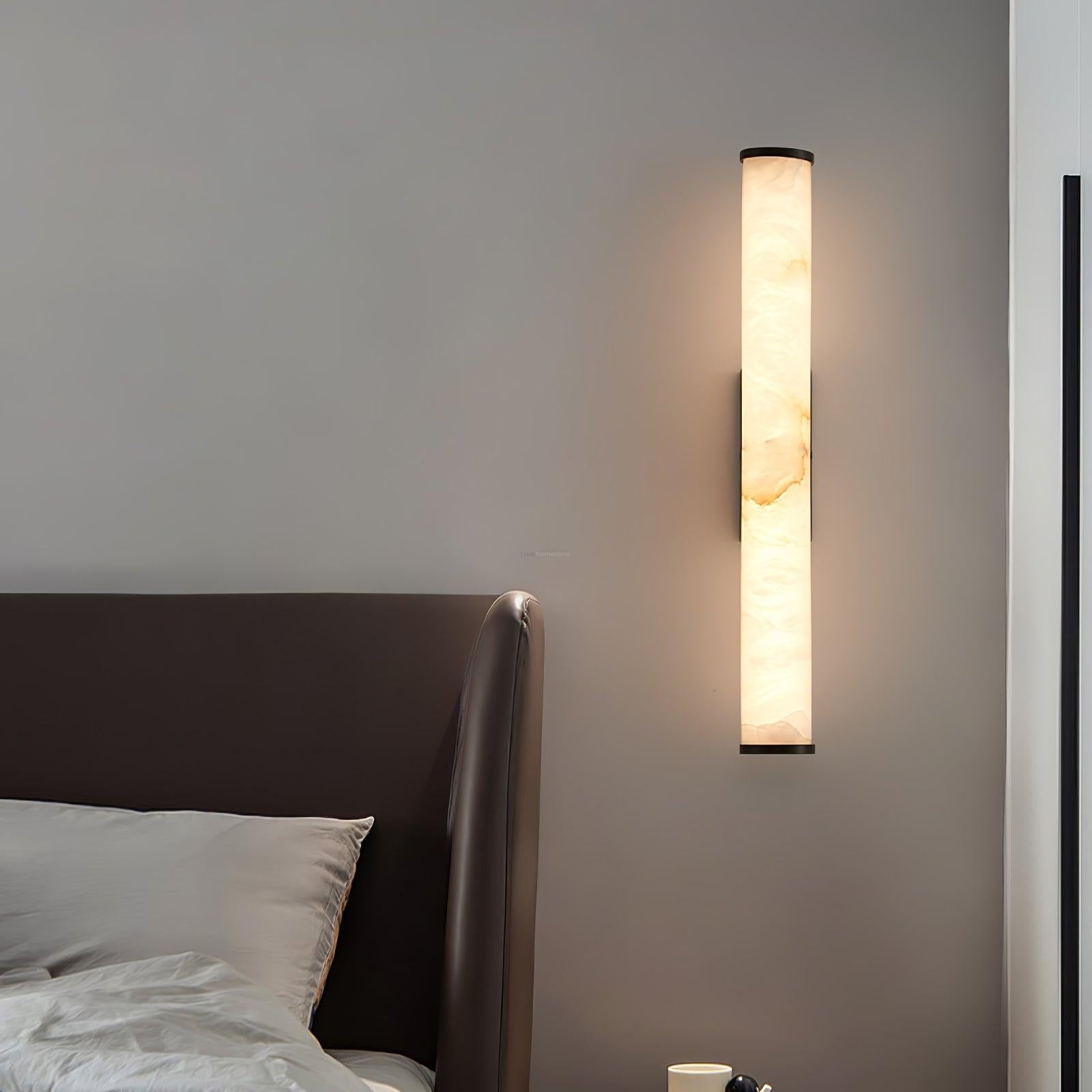 Callisto Wall Sconce Alabaster - Alabaster, Alabaster Wall Lamp-1-Luxehomezone