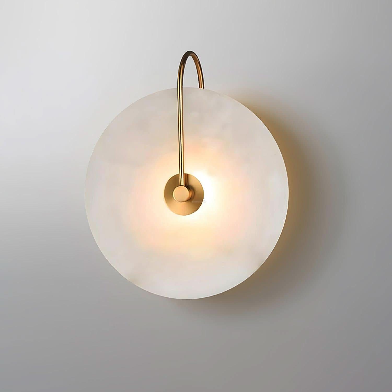 Alabaster LED Wall Lamp 6''/8''/10''/12'' - Luxehomezone
