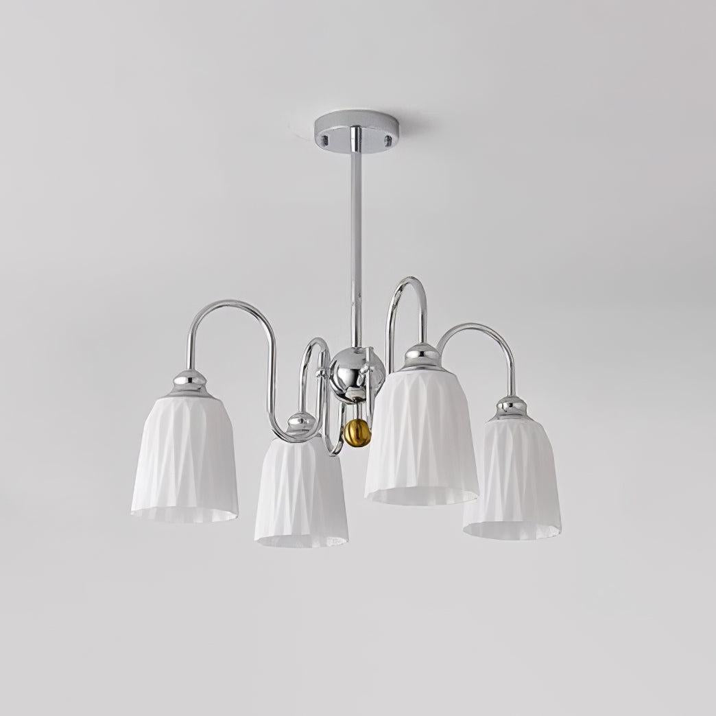 Bauhaus Pleated Chandelier with 3/5/6/8 heads