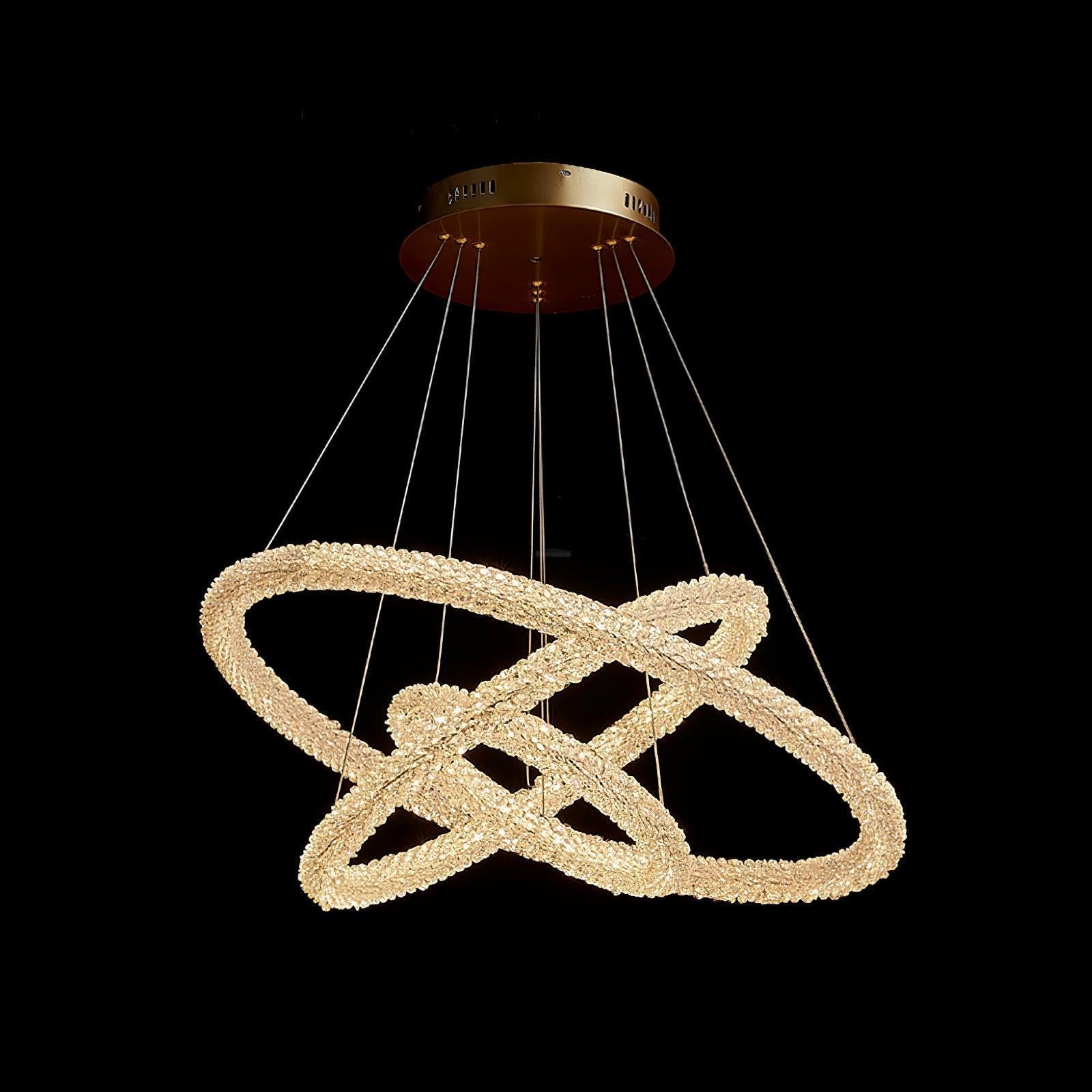 Crystal Ring Chandeliers - Crystals-1-Luxehomezone