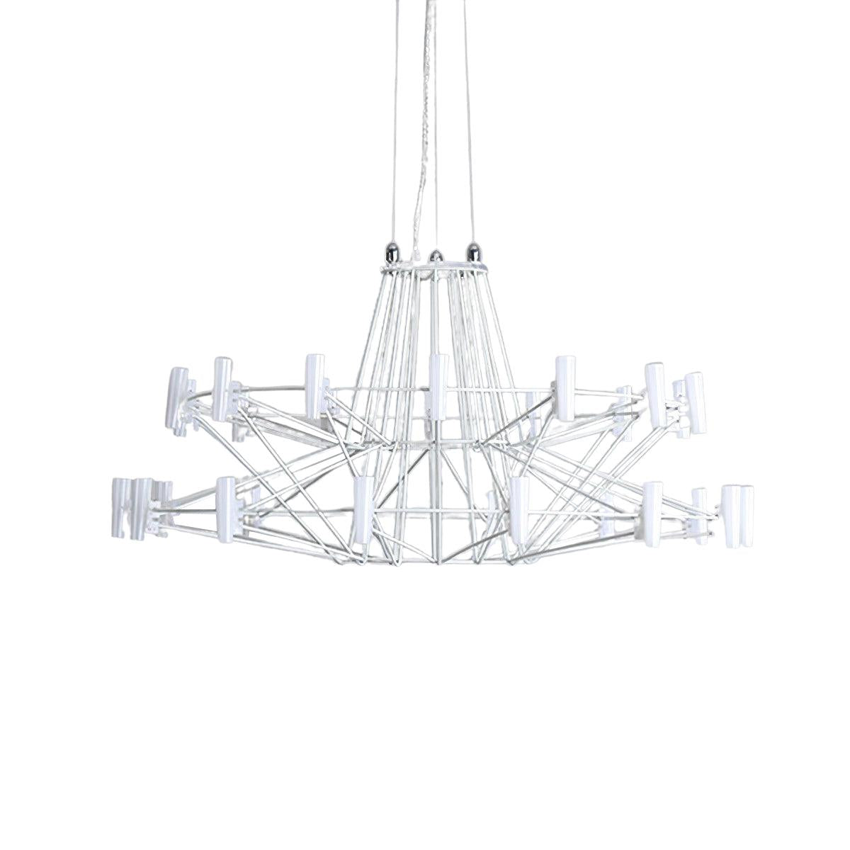 Sky Ballet Candle Chandelier ∅ 33.5″ ~∅ 39.8″ - Candle-1-Luxehomezone