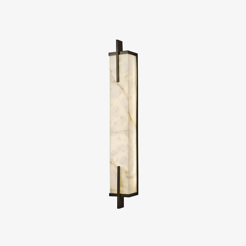 Calliope Wall Lamp Alabaster - Alabaster, Alabaster Wall Lamp-1-Luxehomezone