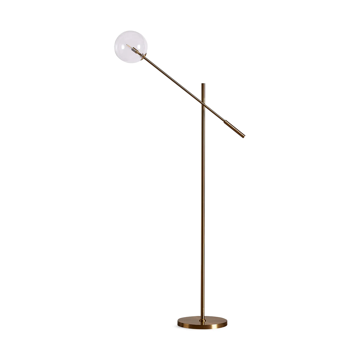 Moder Apollo Glass Ball Task Floor Lamp - All Products, Moder Apollo Series, Table Lamps- Floor Lamp1-Luxehomezone