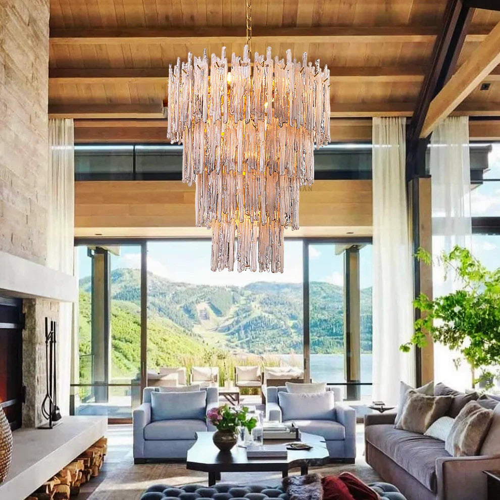 Saint Roch Modern Glass Chandelier