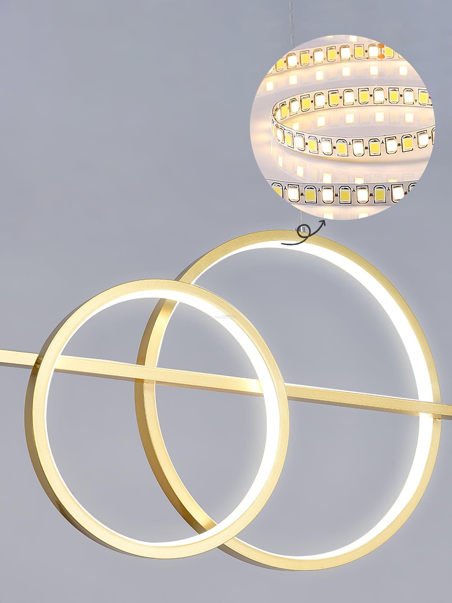 Brooklyn Double Circle Chandelier L 47.2″ - Hailey-1-Luxehomezone