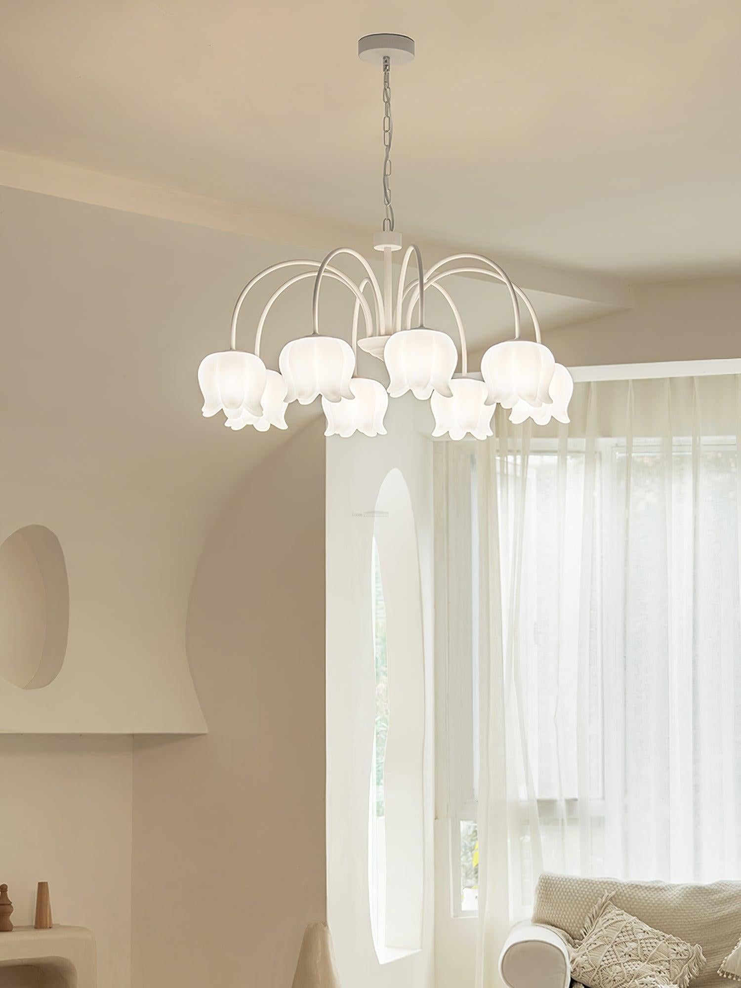 Curved Chandelier 24'' 26'' 32'' - Luxehomezone