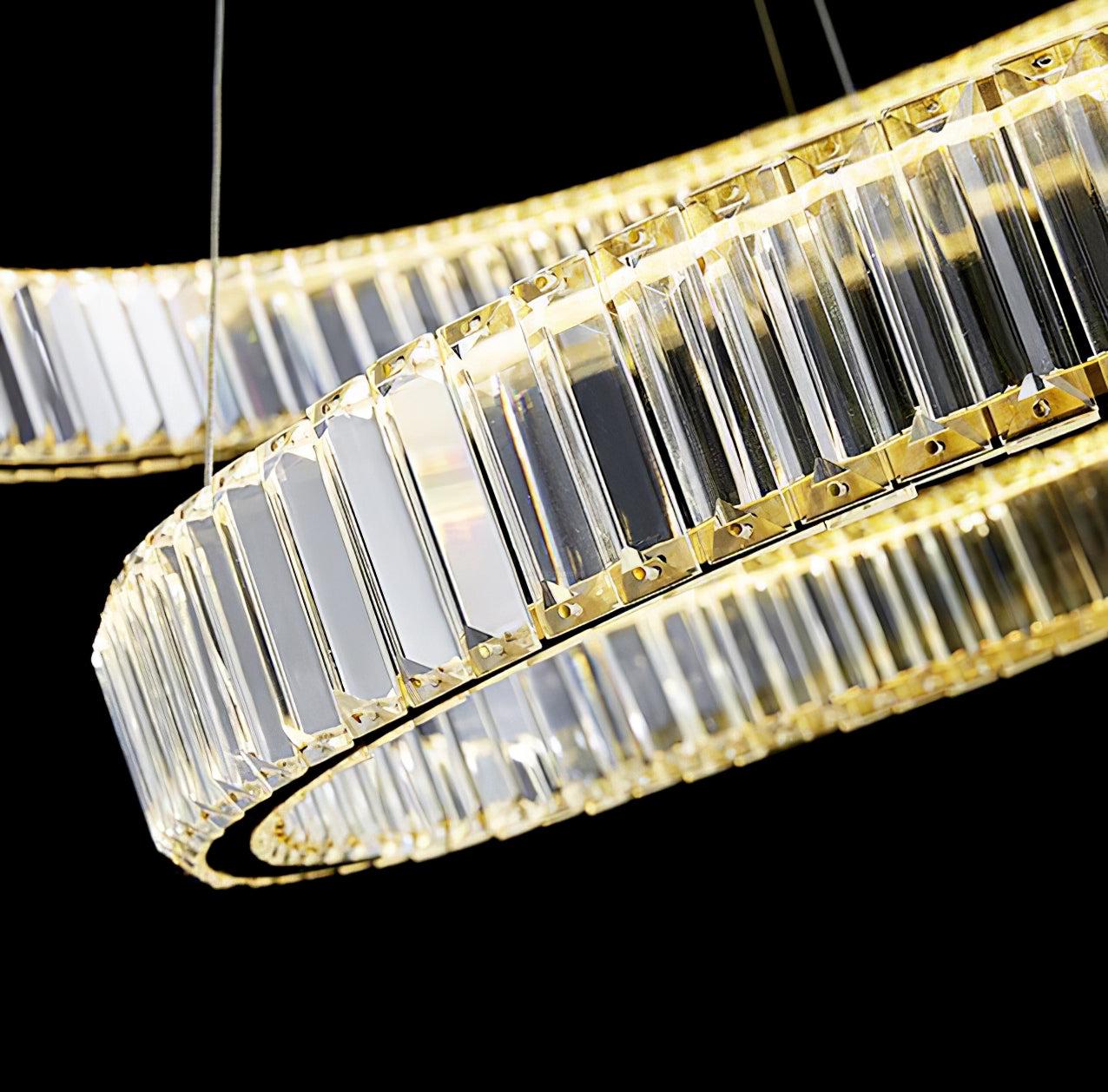 Bertolda Chandeliers ∅ 15.7″ - Crystals-1-Luxehomezone