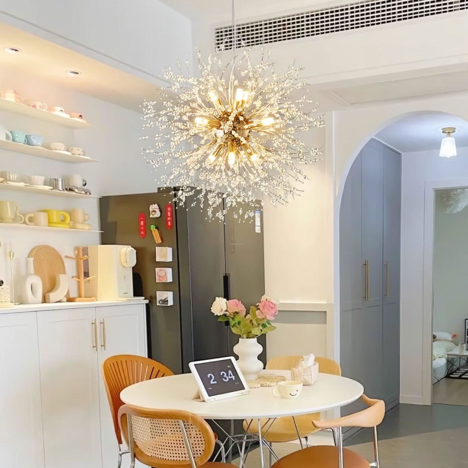 Crystal Dandelion Chandelier with 9/12/16 heads - Luxehomezone