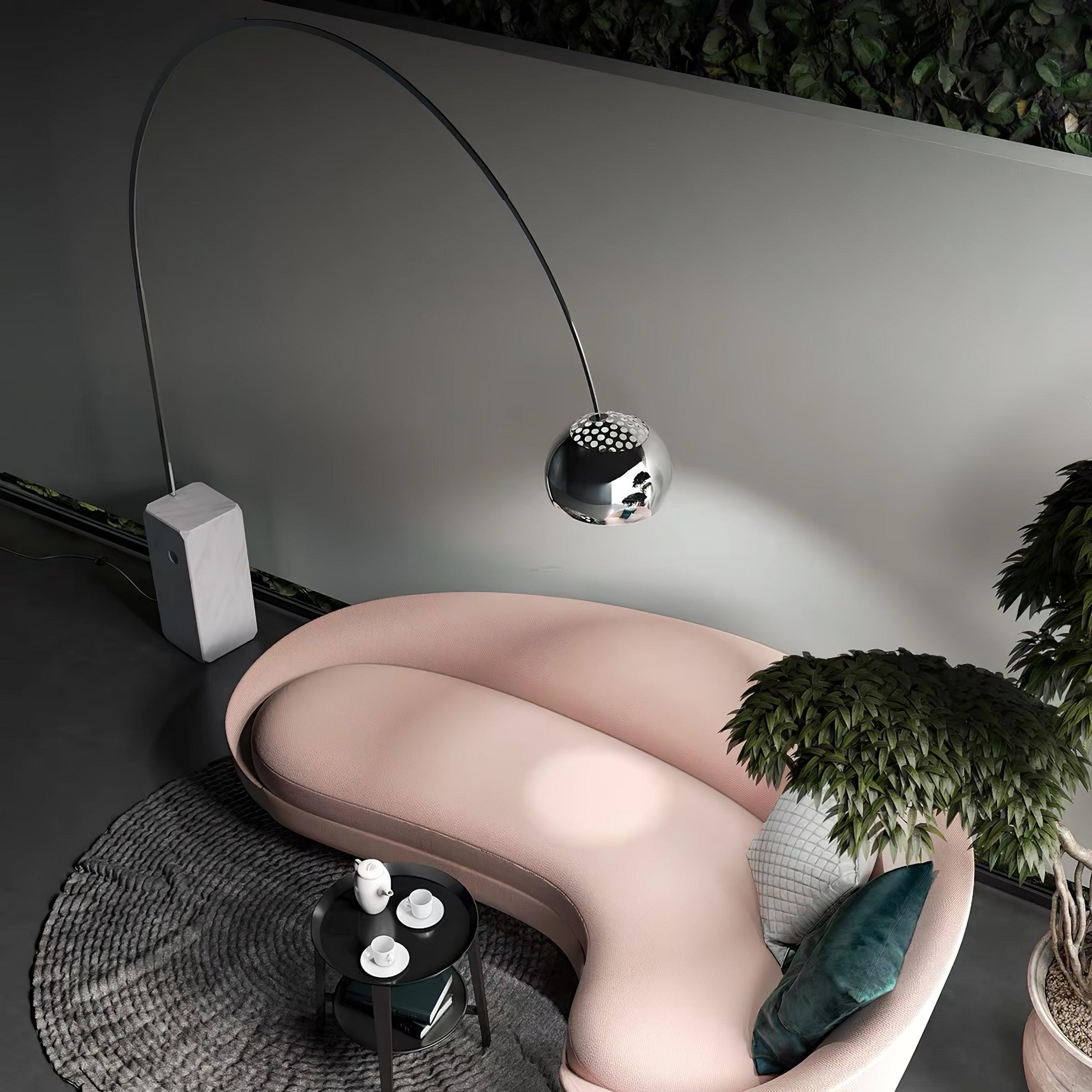 Arco Floor Light - Alabaster-1-Luxehomezone