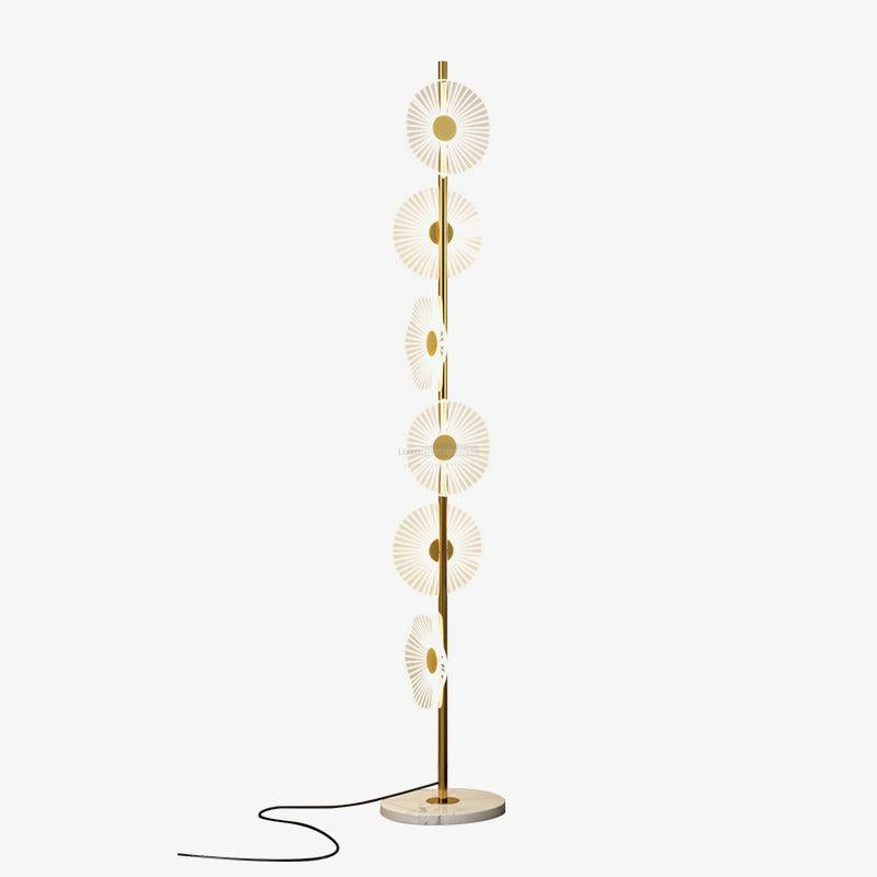 Floating Raindrop Floor Lamp ∅ 9.8″ - Horn-1-Luxehomezone