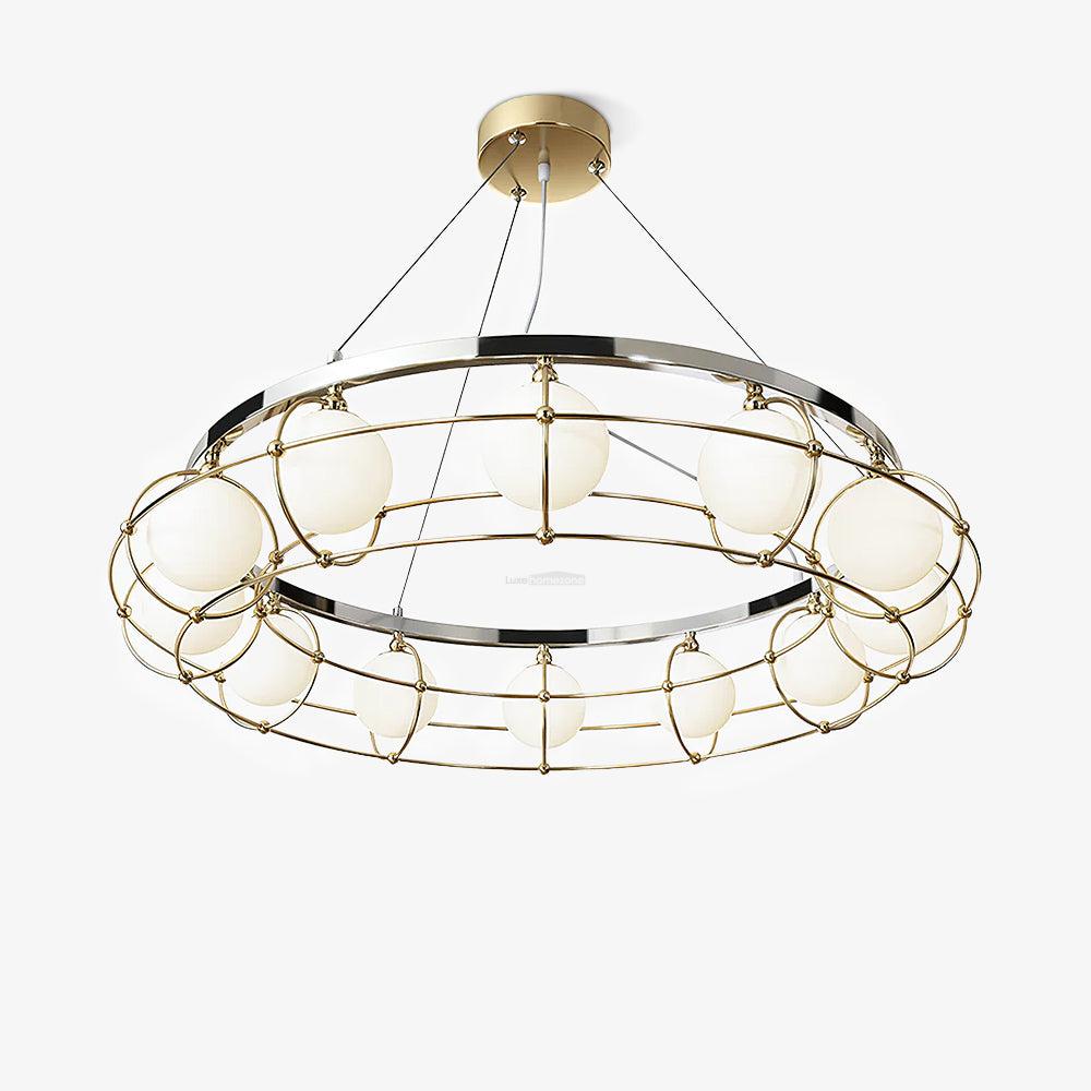 Maytoni Round/Linear Chandelier - Bend-1-Luxehomezone