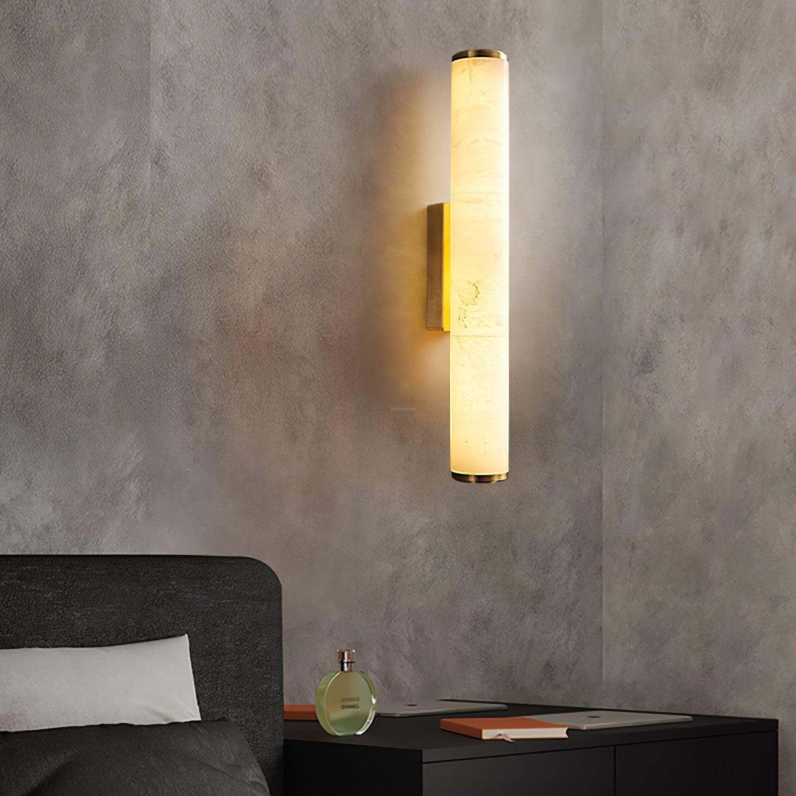 Callisto Wall Sconce Alabaster - Alabaster, Alabaster Wall Lamp-1-Luxehomezone