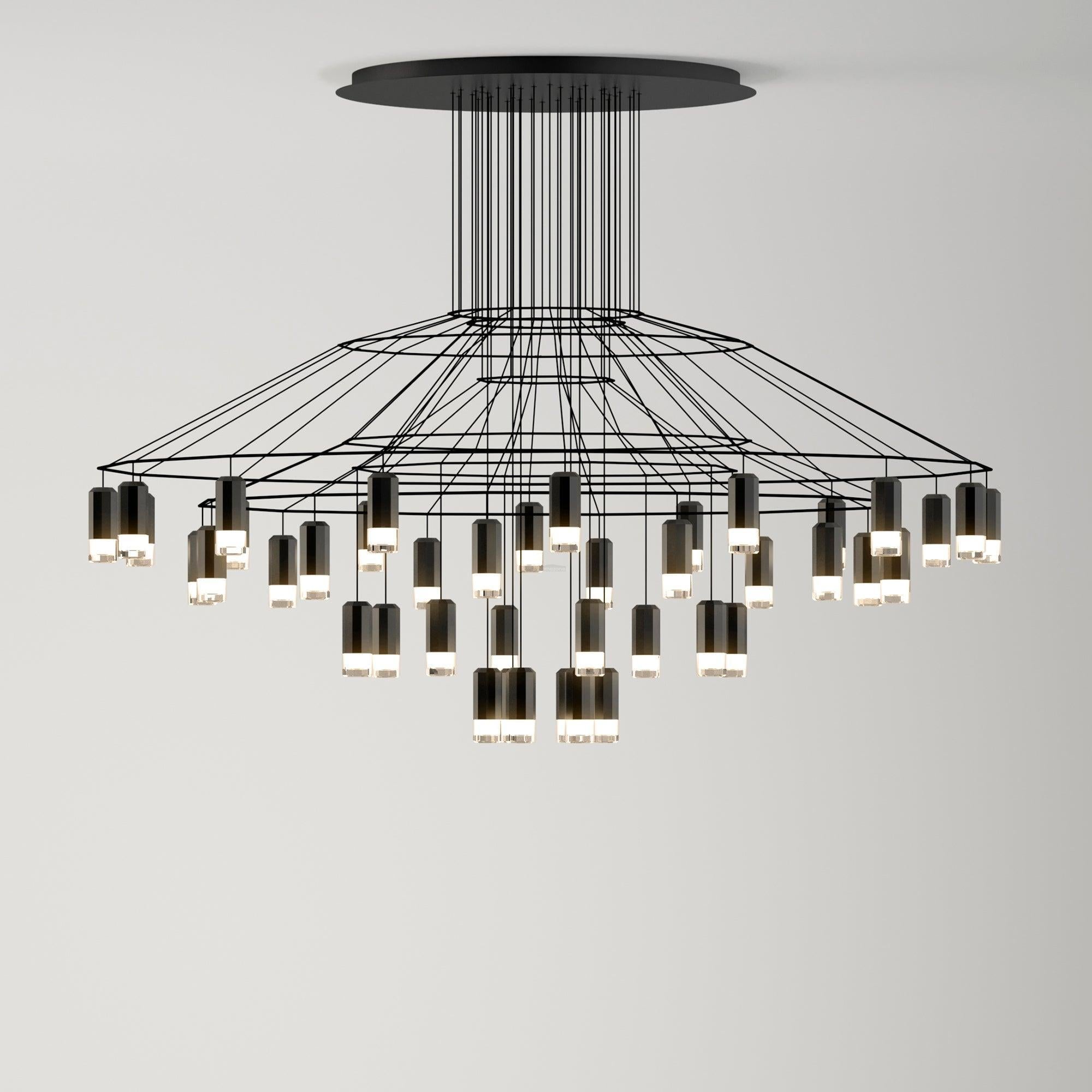 Lines Chandelier with 43/46 heads - Luxehomezone