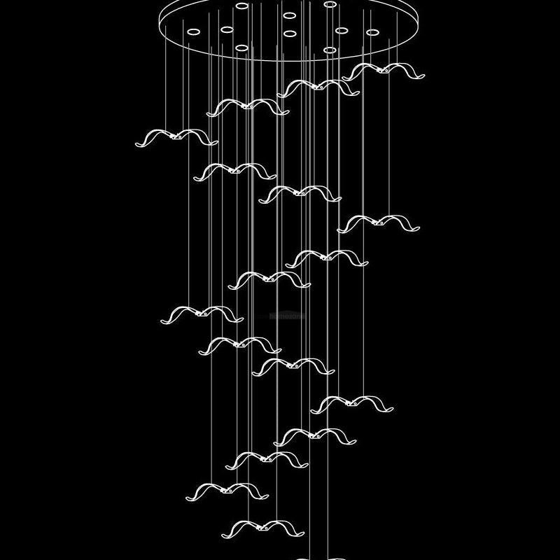 Large Seagull Chandelier with 1/3/5/7/9/11/12/18 heads - Bird-1-Luxehomezone