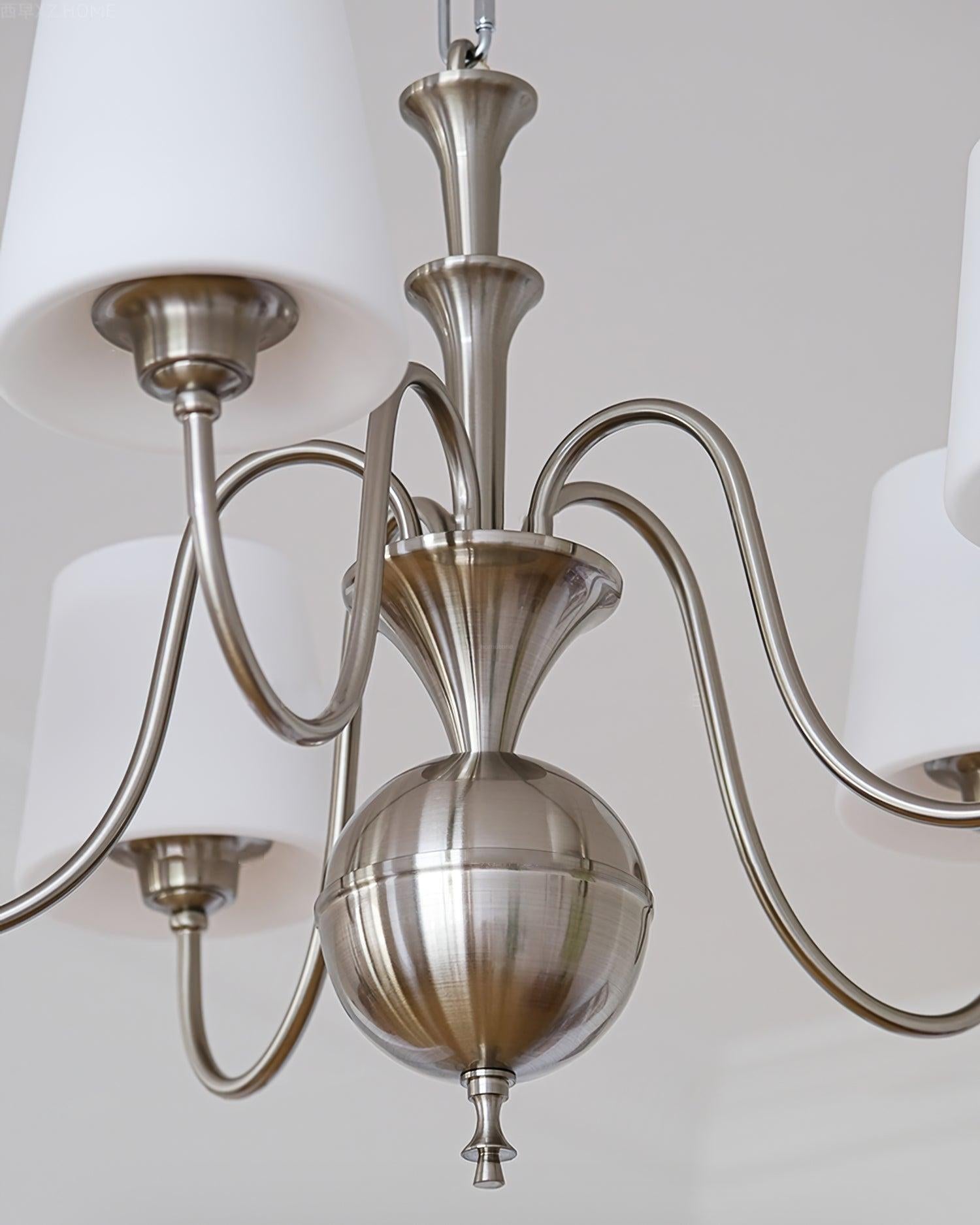 Shabby Chandelier ∅ 23.6″ - Bend, Marshmallow Chandelier-1-Luxehomezone