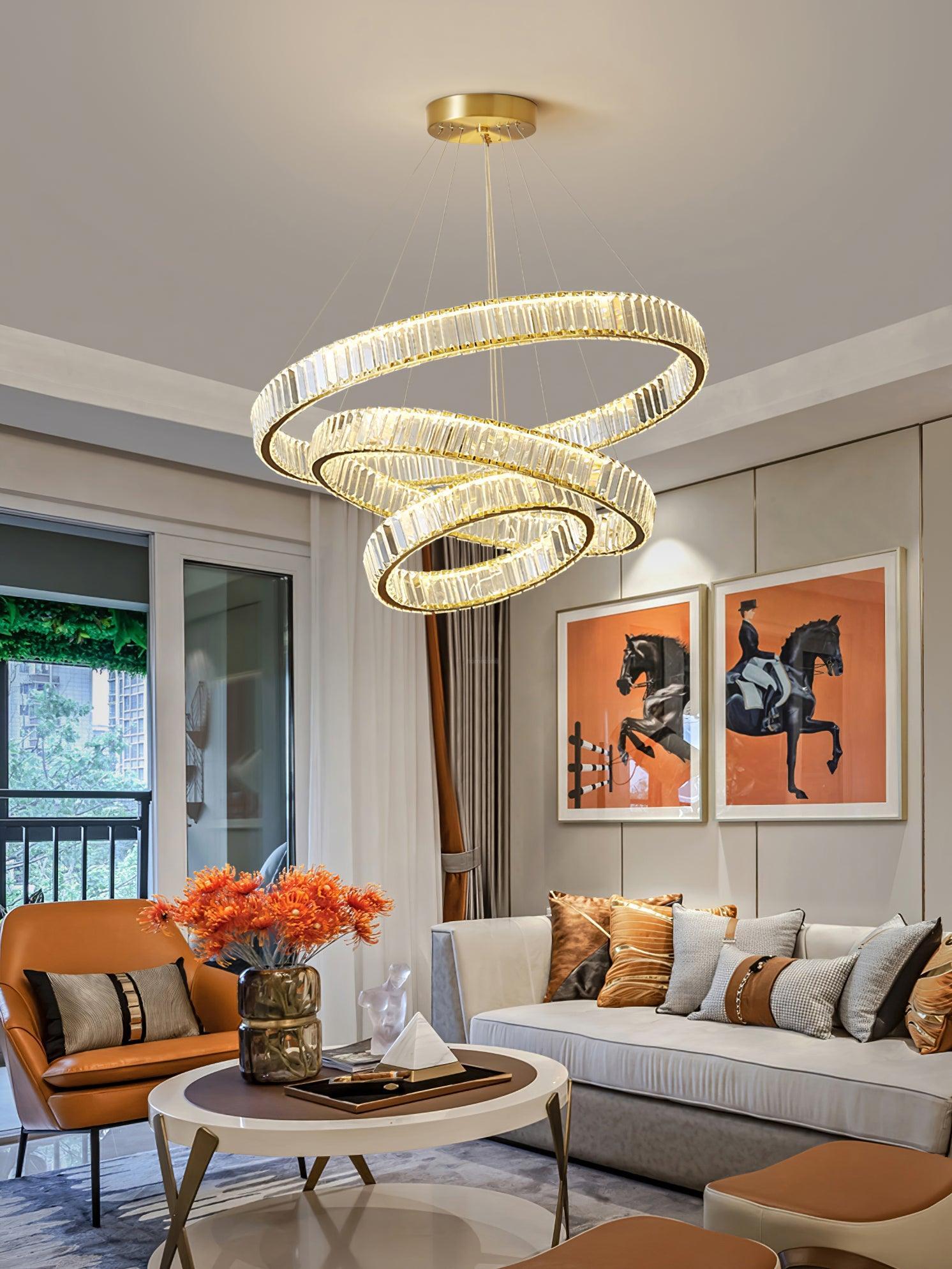 Bertolda Chandeliers ∅ 15.7″ - Crystals-1-Luxehomezone