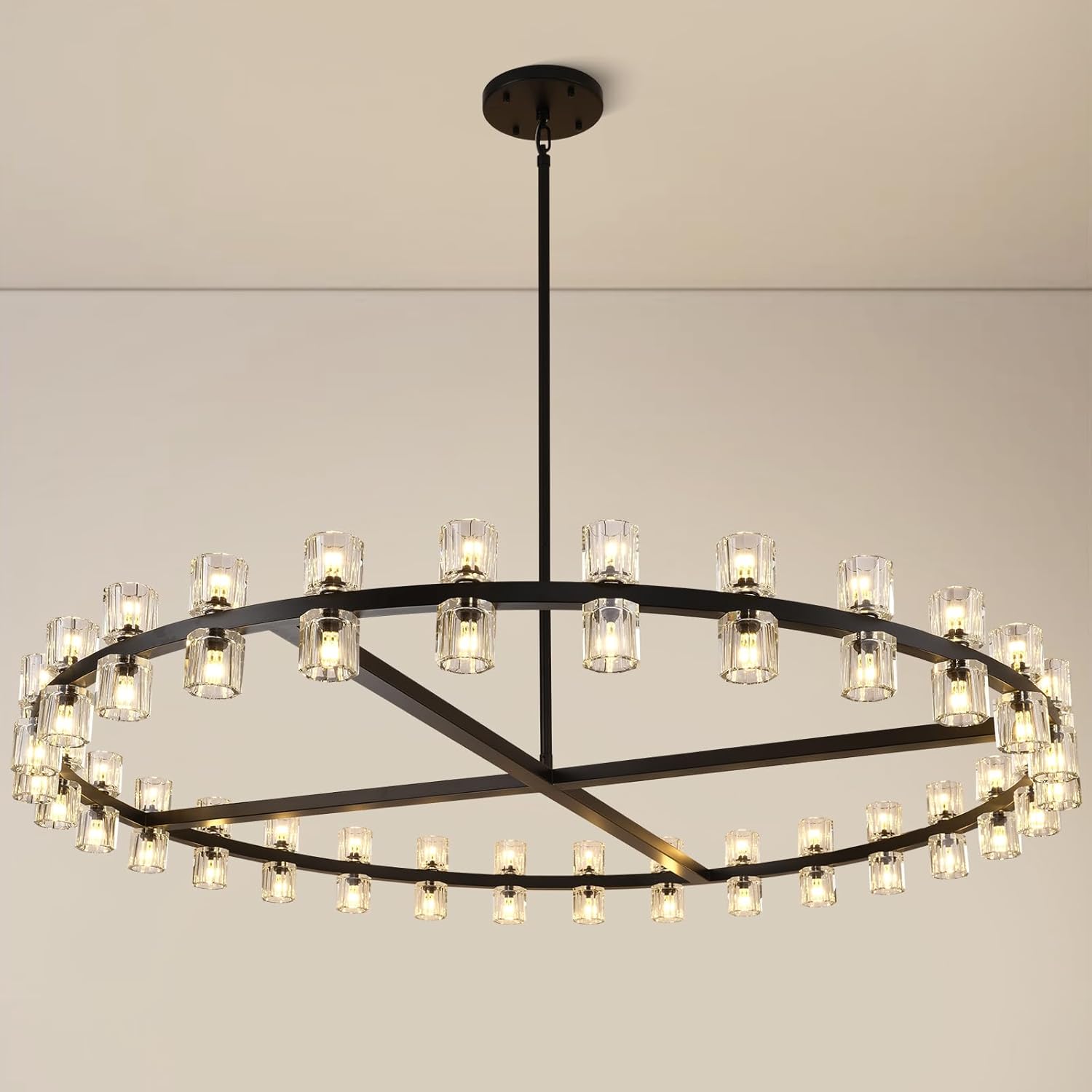Glowra Round Chandelier 60"