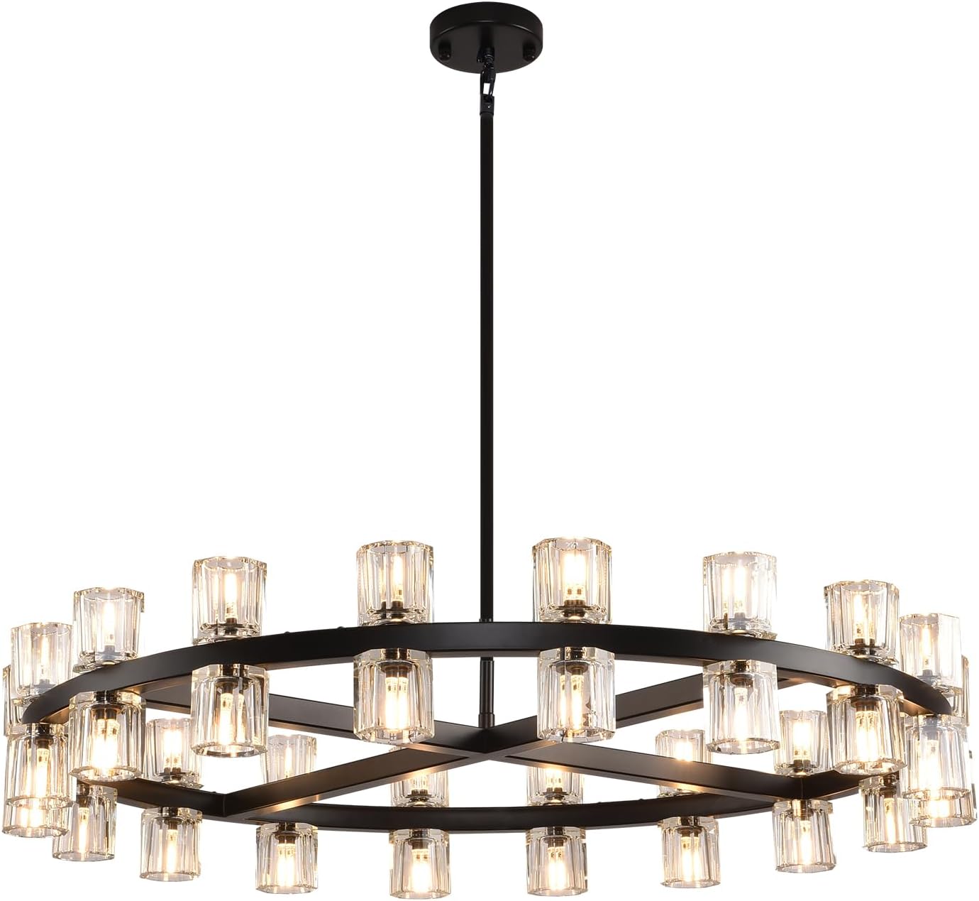 Glowra Round Chandelier 36"