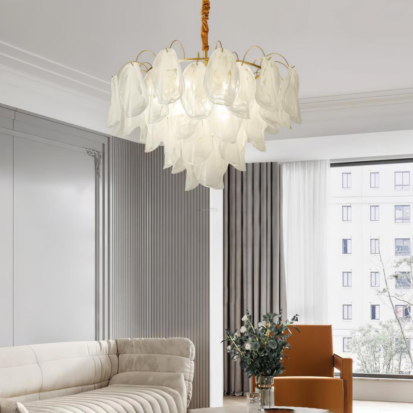Multi Tier Cloud Glass Pendant - Cylinder-1-Luxehomezone