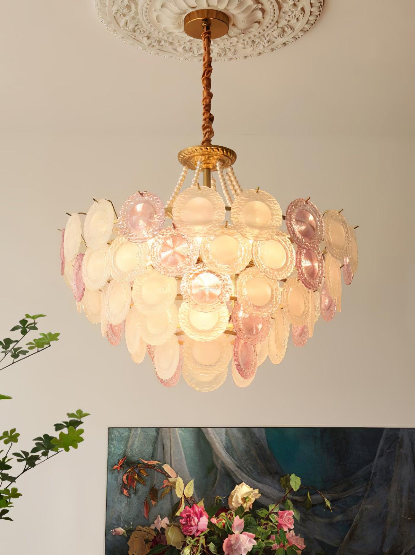 Rainbow Chandelier with Round/Long canopy - Luxehomezone