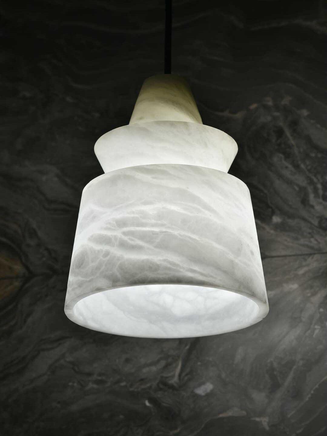 White Alabaster  Pendant Light - Luxehomezone