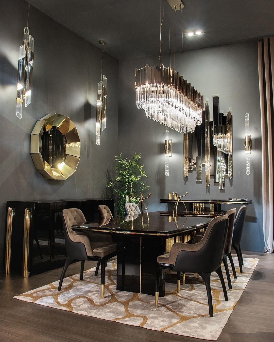 Empire Chandelier ∅ 11.8″ - Crystals-1-Luxehomezone