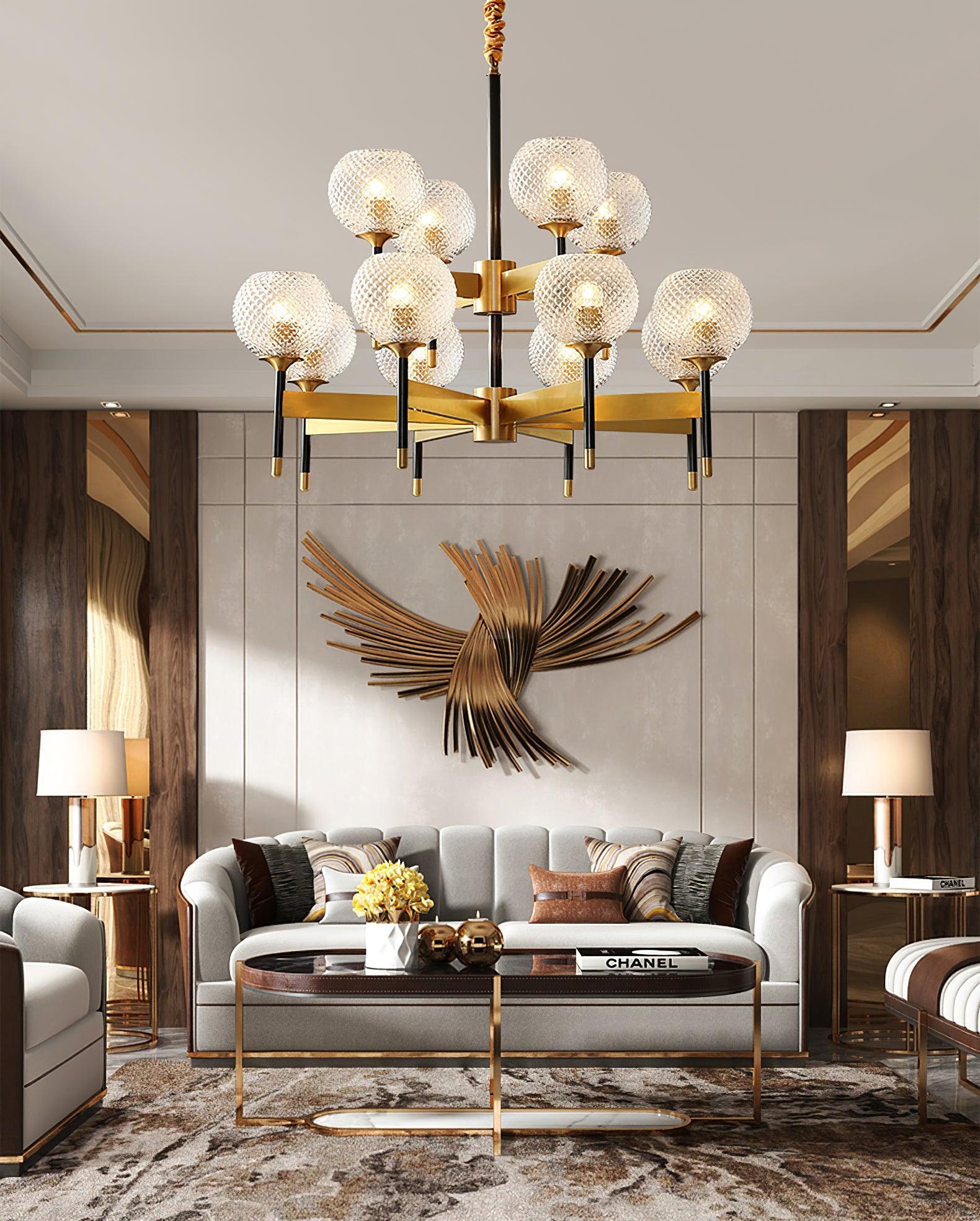 Breton Chandelier ∅ 27.2″ - Lucency-1-Luxehomezone