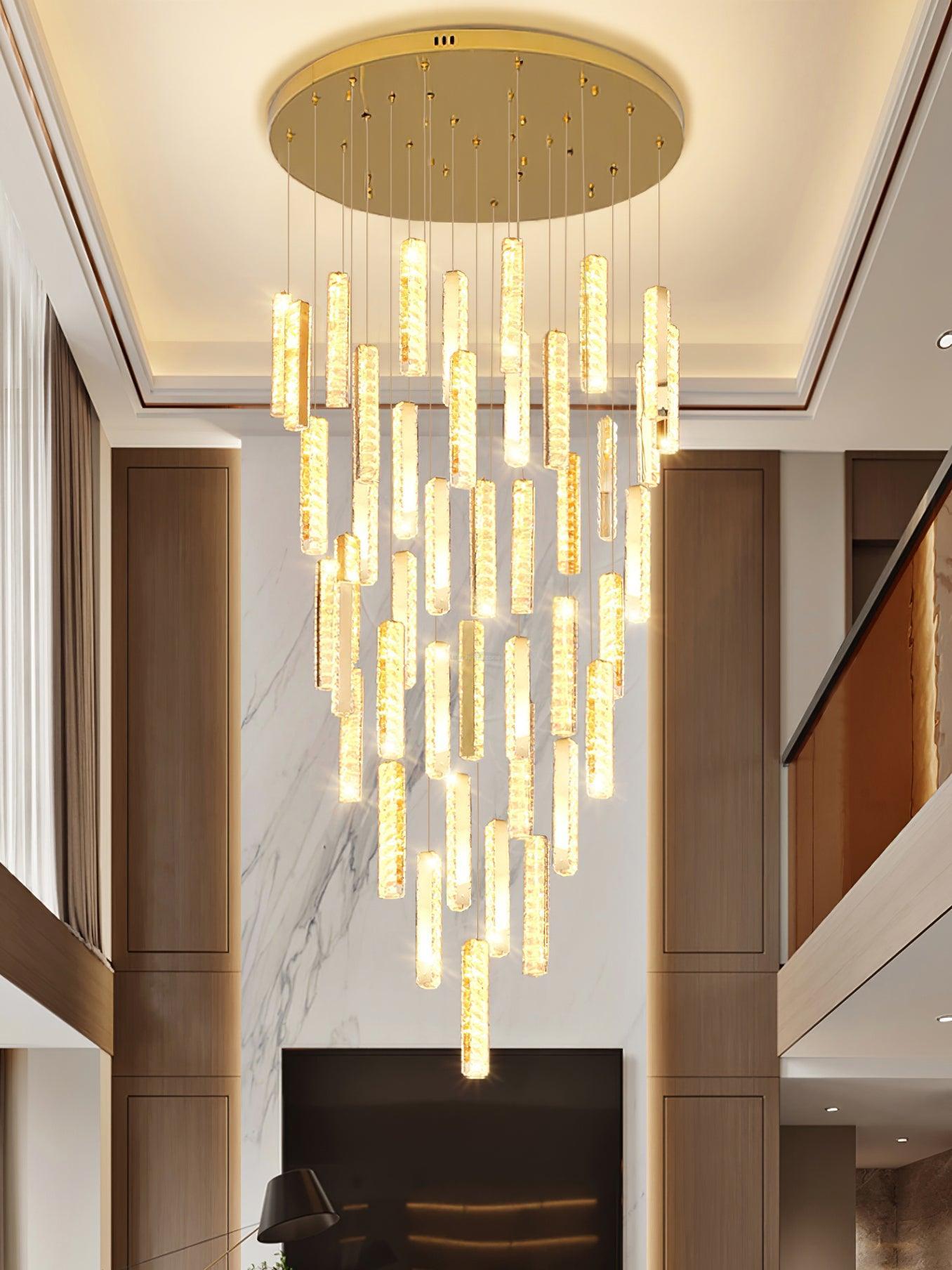 Villa Forci Chandelier with 12/15/18/21/24 heads - Straps-1-Luxehomezone