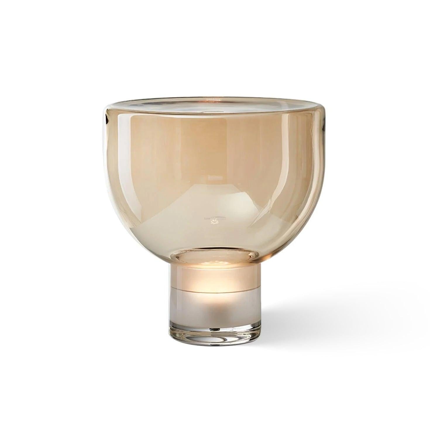 Aella Table Lamp  ∅ 12.5″ ∅ 14.9″ - Art Glass-1-Luxehomezone