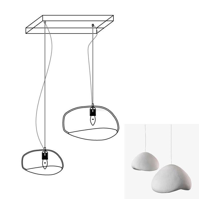 Khmara Chandelier with Rough Combination Type A - Luxehomezone