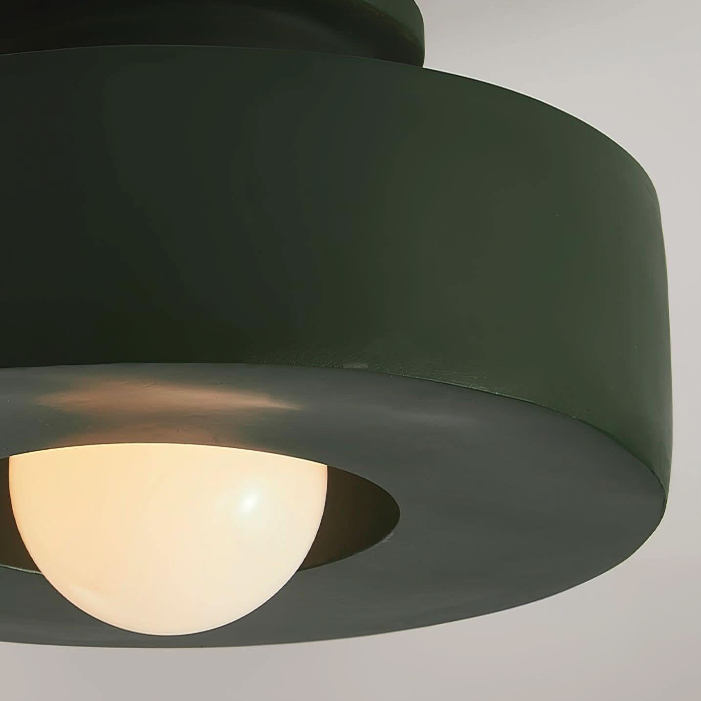 Simon Resin Ceiling Lamp  ∅ 11.8″ - Luxehomezone
