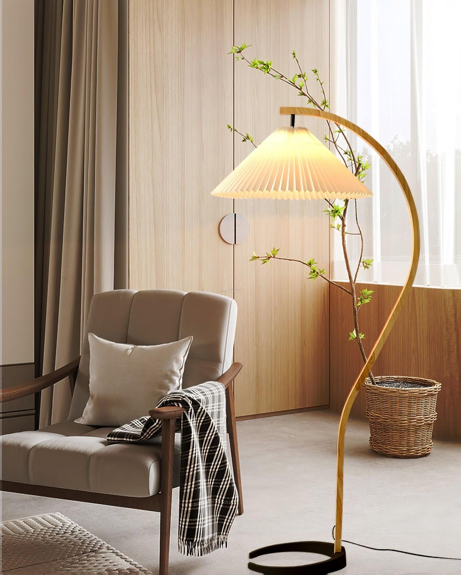 Caprany Floor Lamp - Drapery-1-Luxehomezone