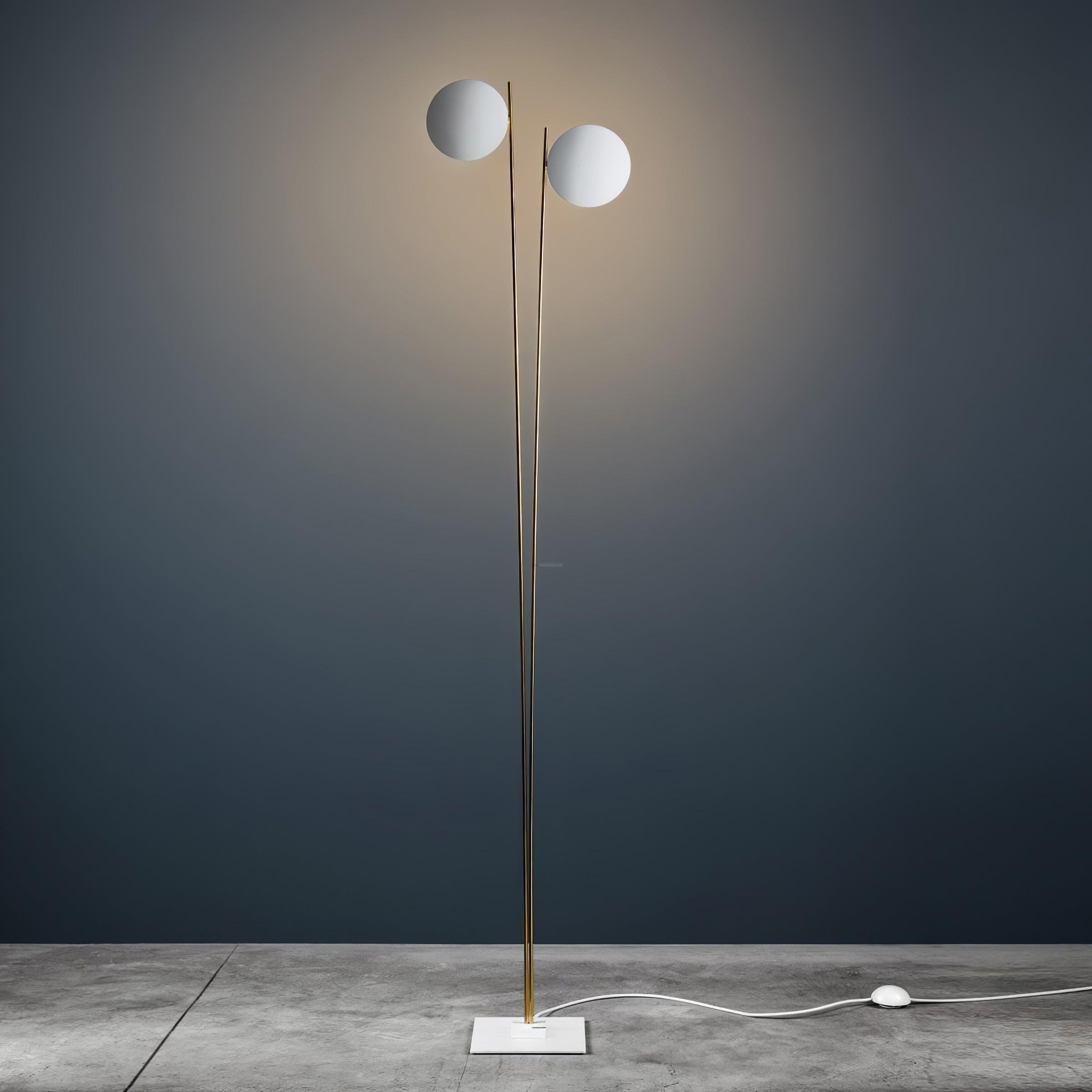 Lederam Floor Lamp with 1/2/3 heads - Mini-1-Luxehomezone