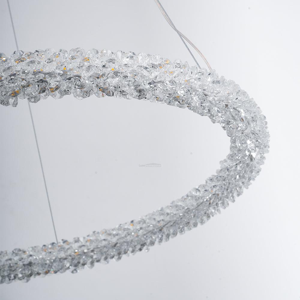 Crystal Ring Chandeliers - Crystals-1-Luxehomezone