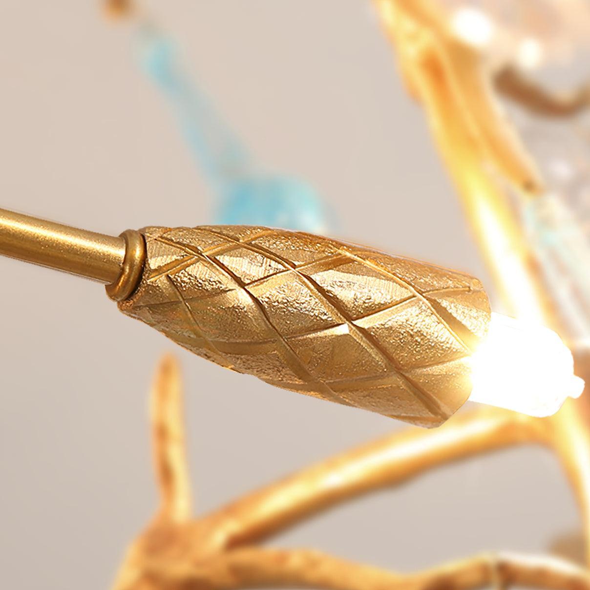 Bijou Tear Drop Style Chandelier - Luxehomezone