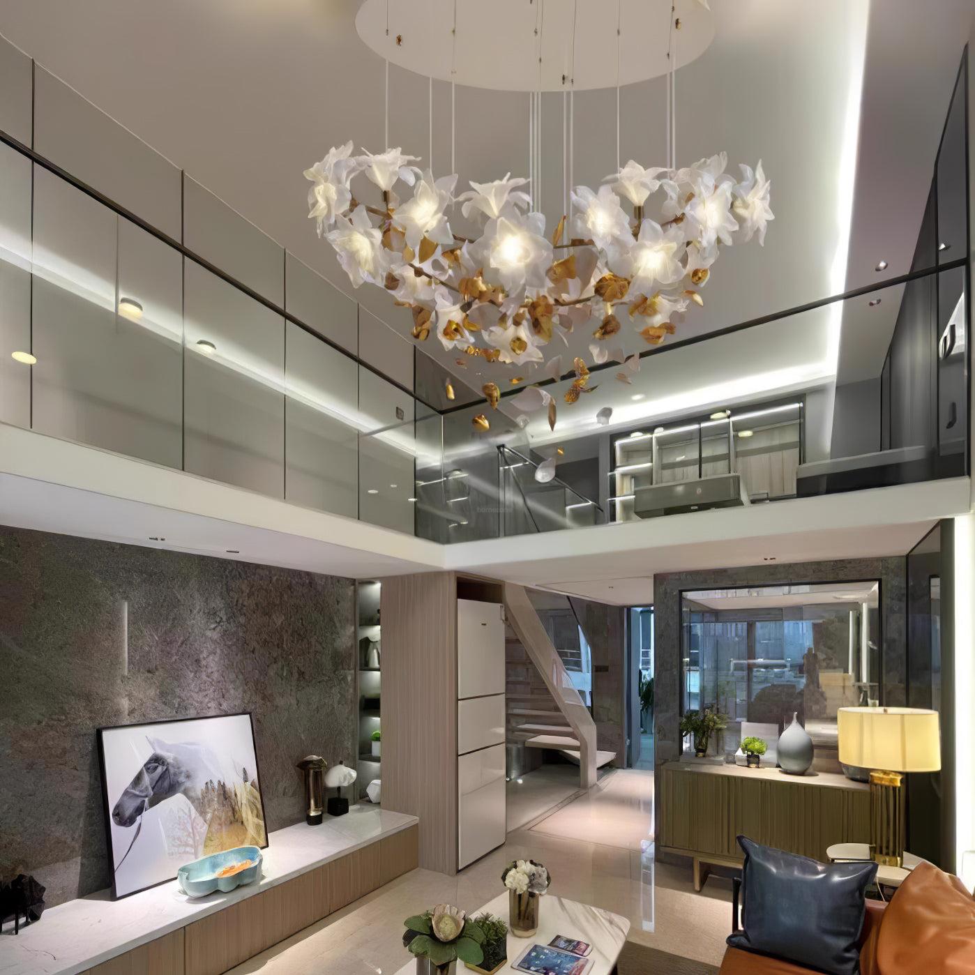 Flying Flowers Fluttering Chandelier with 6 Types - Luxehomezone