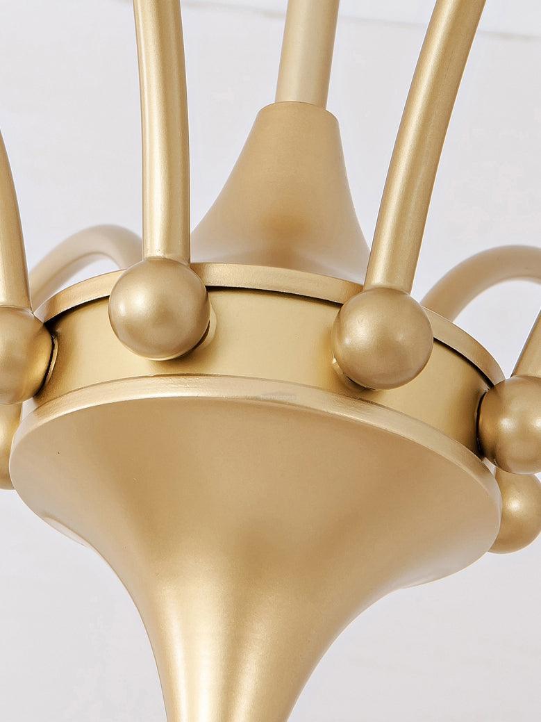 Sculptural Glass Chandelier with 6/8/10 heads - Bend, Marshmallow Chandelier-1-Luxehomezone