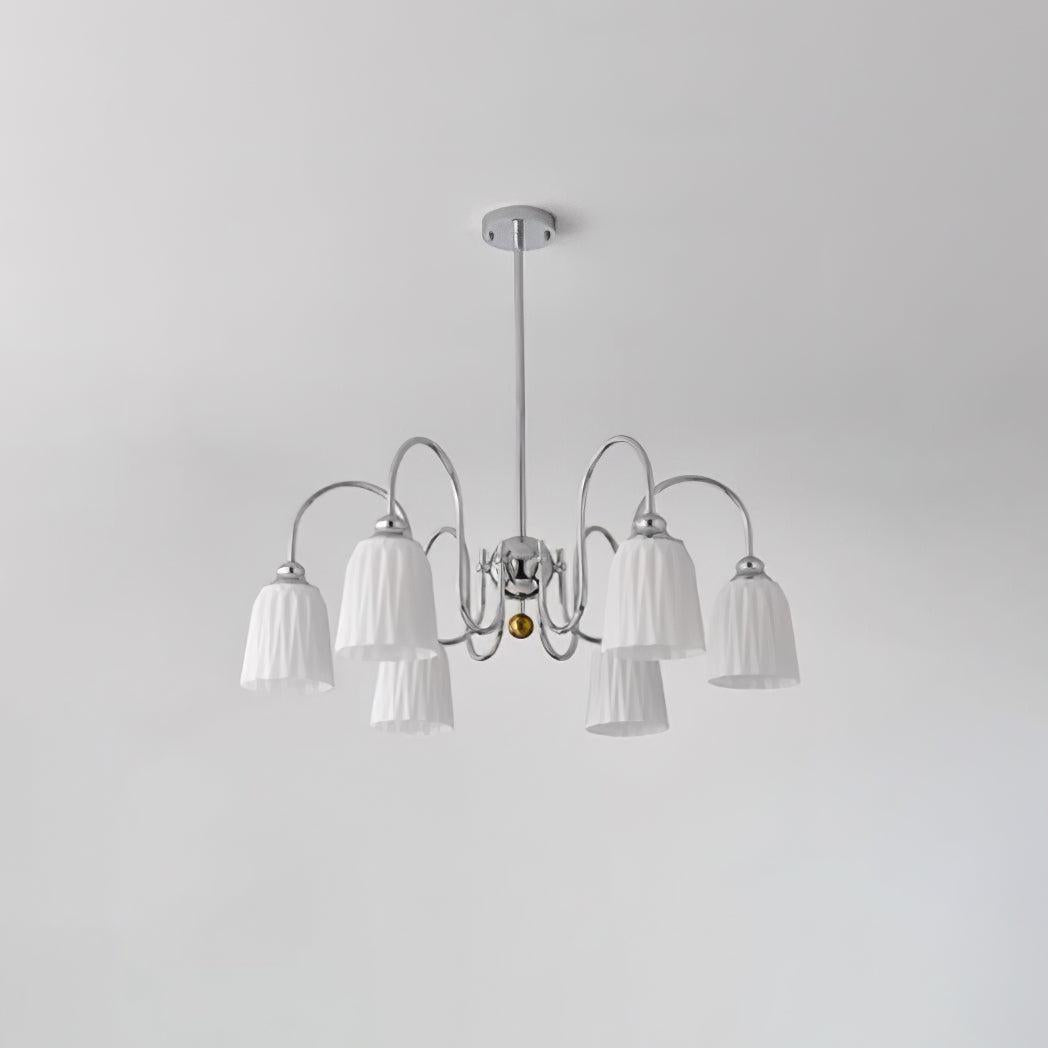 Bauhaus Pleated Chandelier with 3/5/6/8 heads