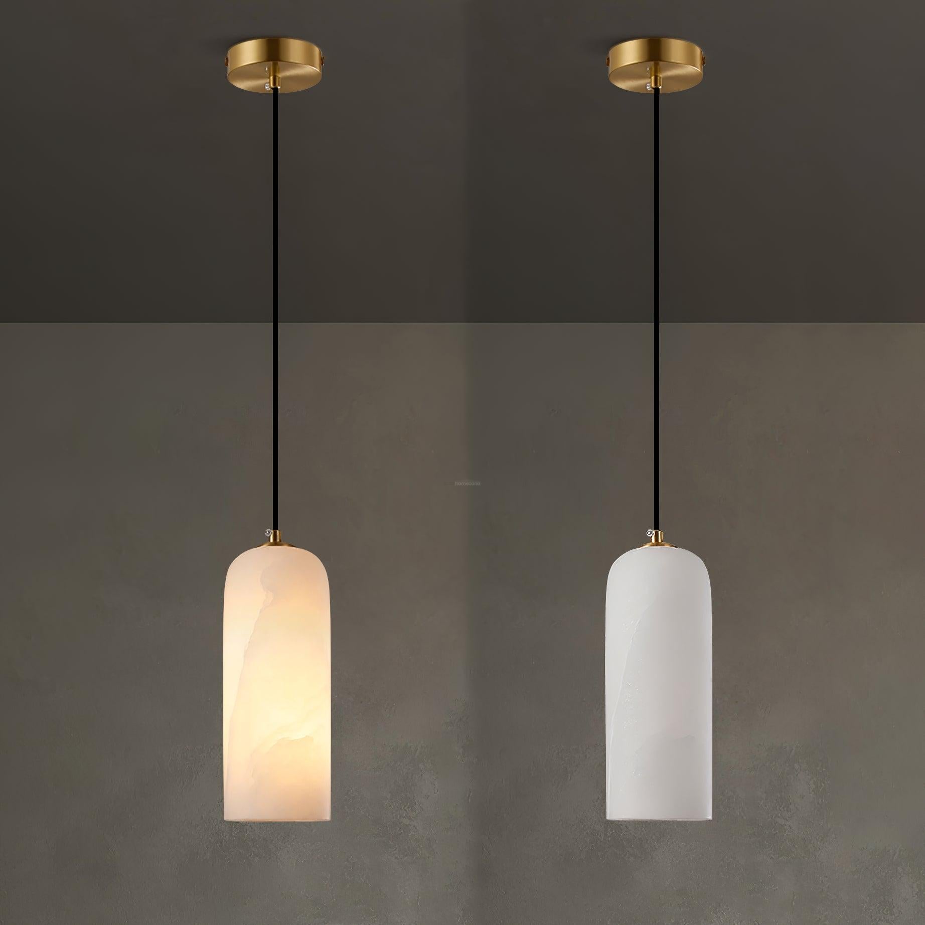Monty Alabaster Pendant Light - Luxehomezone