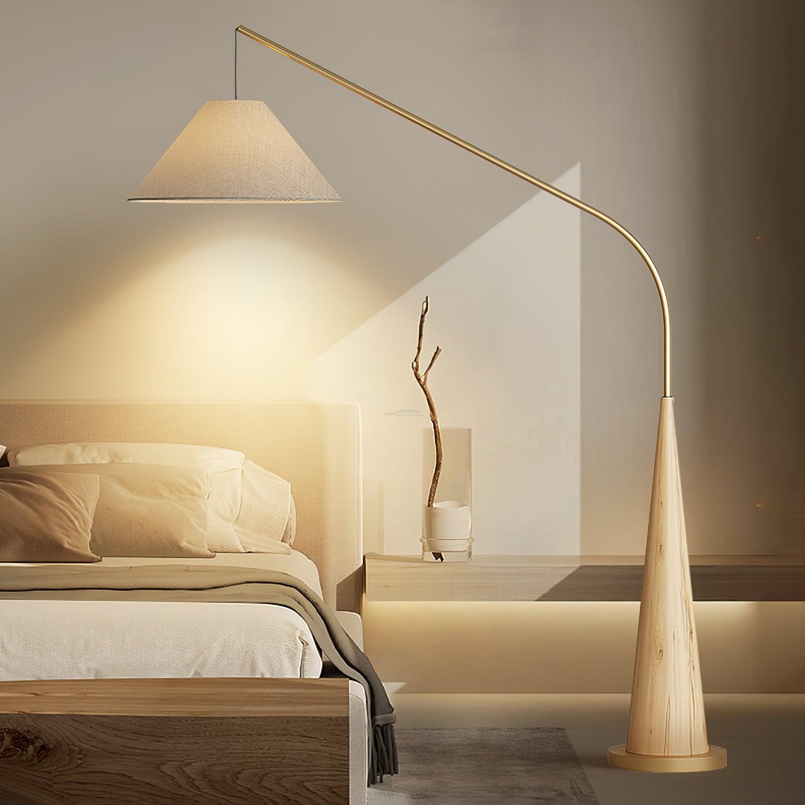 Gibson Arc Floor Lamp L 59.1″ - Bent-1-Luxehomezone