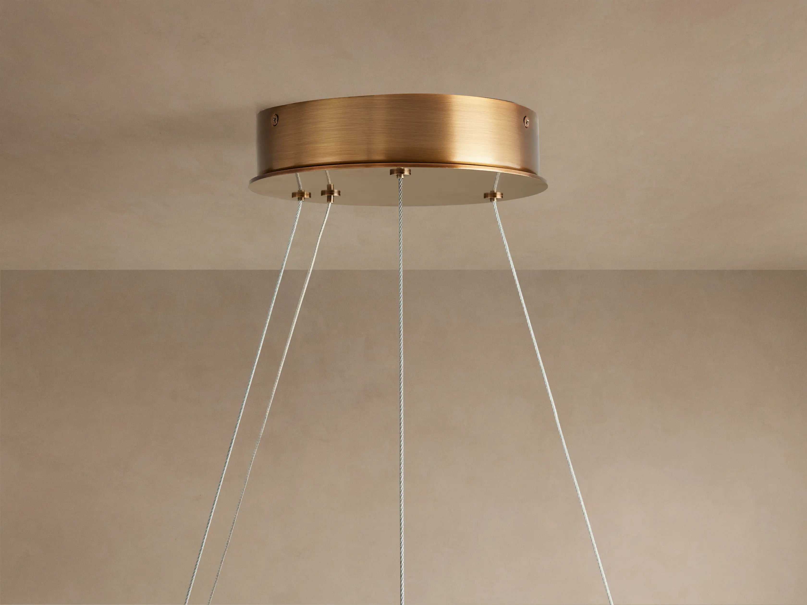 Halima Halo Alabaster Chandelier